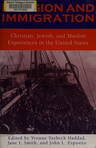 Cover of Religion and Immigration Christian, Jewish, and Muslim Experiences in the United States