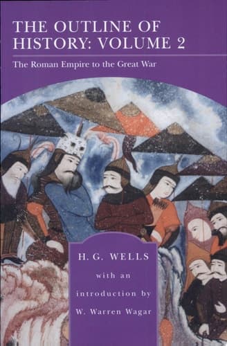Cover of The Outline of History The Roman Empire to the Great War