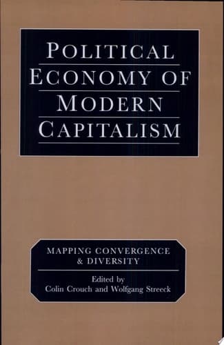 Cover of Political Economy of Modern Capitalism Mapping Convergence and Diversity