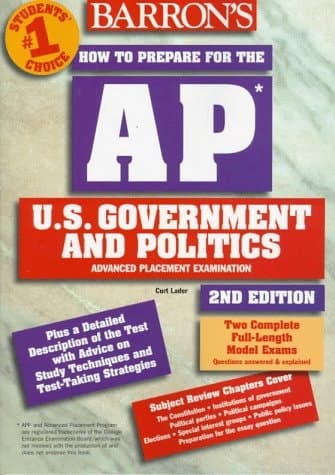Cover of How to Prepare for the Advanced Placement Examination AP U.S. government and politics