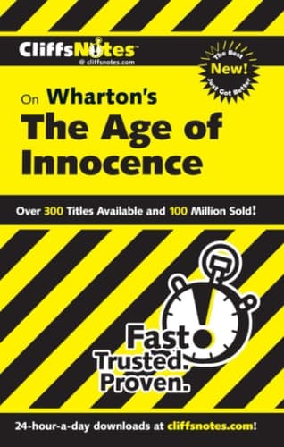 Cover of CliffsNotes on Wharton's The Age of Innocence