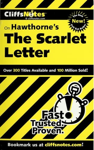 Cover of CliffsNotes on Hawthorne's The Scarlet Letter