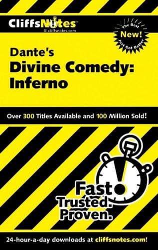 Cover of CliffsNotes on Dante's Divine Comedy Inferno