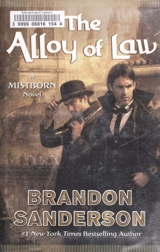 Cover of The Alloy of Law A Mistborn Novel