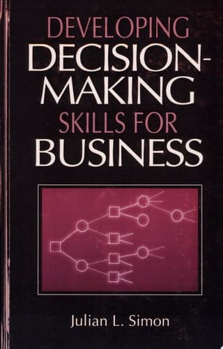 Cover of Developing Decision-making Skills for Business