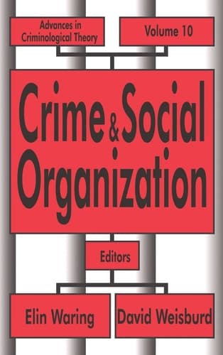 Cover of Crime & Social Organization