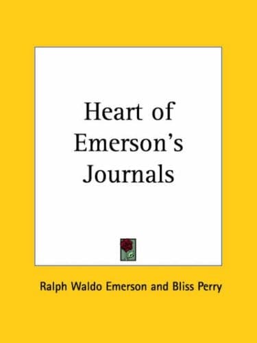 Cover of Heart of Emerson's Journals