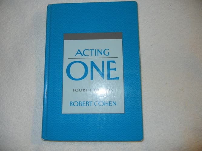 Cover of Acting One