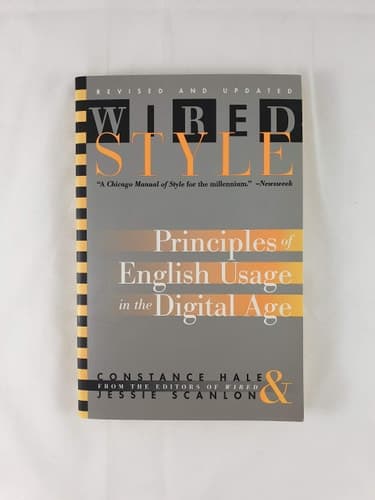 Cover of Wired Style Principles of English Usage in the Digital Age
