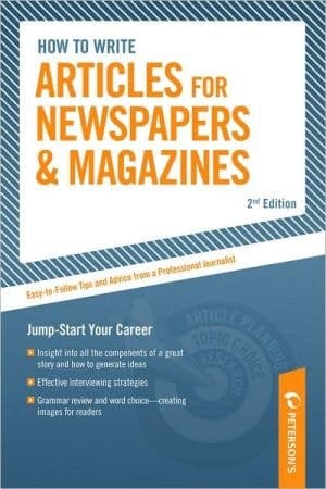 Cover of How to Write Articles for Newspapers and Magazines