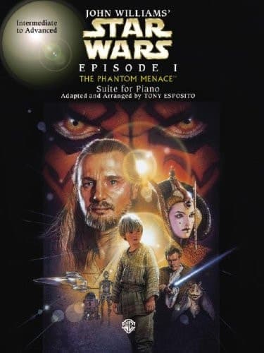 Cover of Star Wars Episode I the Phantom Menace Suite for Piano Piano Solo