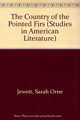 Cover of An Edited Edition of Sarah Orne Jewett's The Country of the Pointed Firs