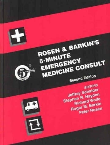 Cover of Rosen and Barkin's 5 Minute Emergency Medicine Consult