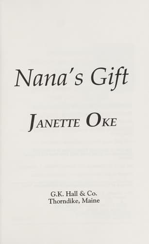 Cover of Nana's Gift