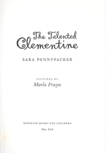Cover of The Talented Clementine (Clementine, 2)
