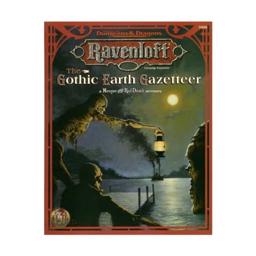 Cover of Gothic Earth Gazetteer Ravenloft Masque of the Red Death Accessory