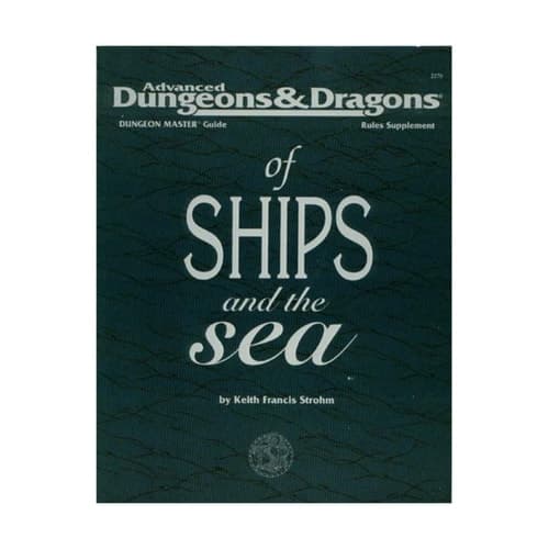 Cover of Advanced Dungeons & Dragons of Ships and the Sea (Dungeon Master Guide Rules Supplement)