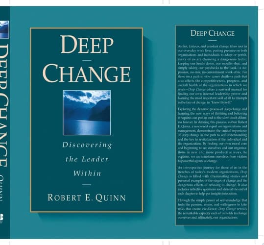 Cover of Deep Change Discovering the Leader Within