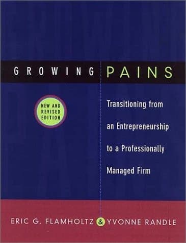 Cover of Growing Pains Transitioning from an Entrepreneurship to a Professionally Managed Firm