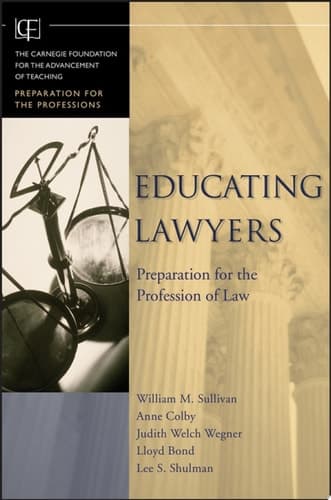 Cover of Educating Lawyers Preparation for the Profession of Law