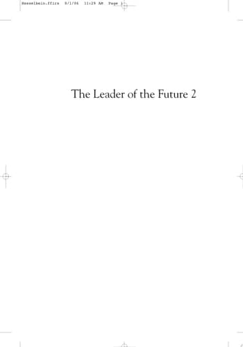 Cover of The Leader of the Future 2 Visions, Strategies, and Practices for the New Era