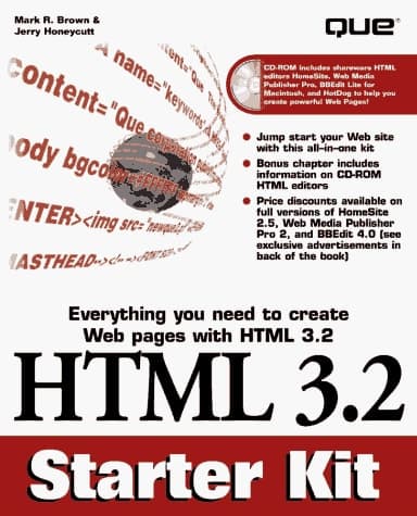 Cover of HTML 3.2 Starter Kit