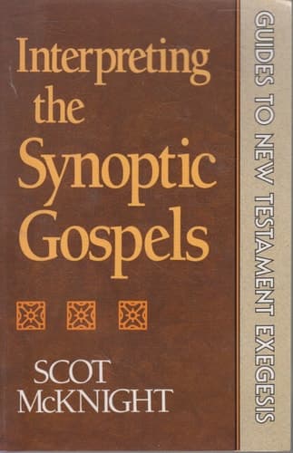 Cover of Interpreting the Synoptic Gospels
