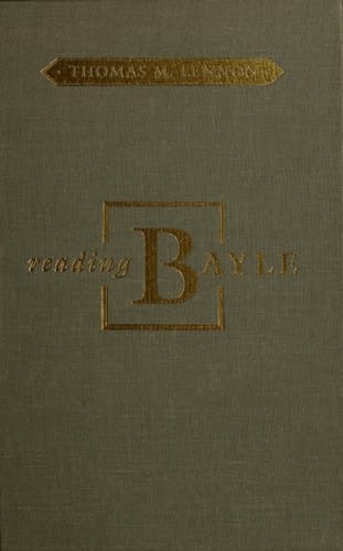 Cover of Reading Bayle