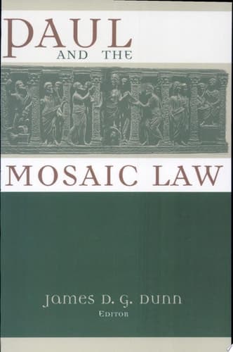Cover of Paul and the Mosaic Law