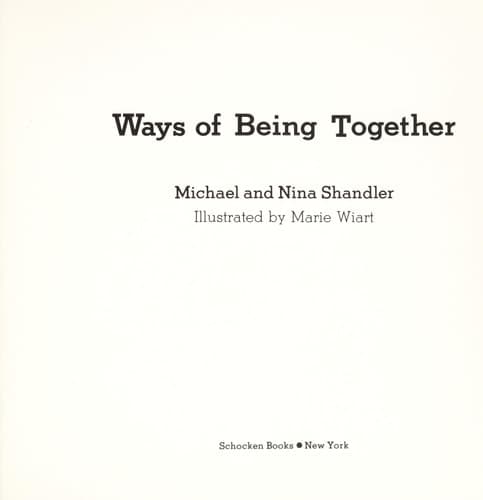 Cover of Ways of Being Together