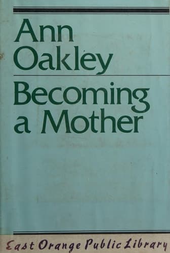 Cover of Becoming a Mother