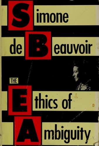 Cover of The ethics of ambiguity, tr