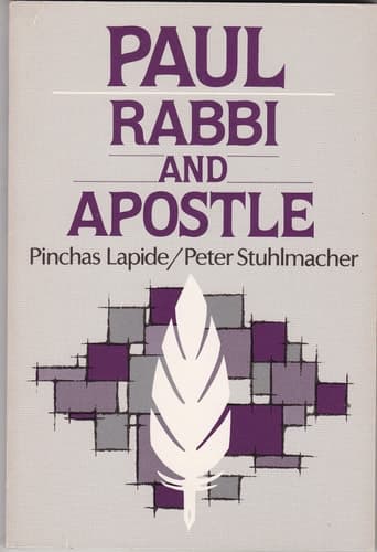 Cover of Paul: Rabbi and Apostle