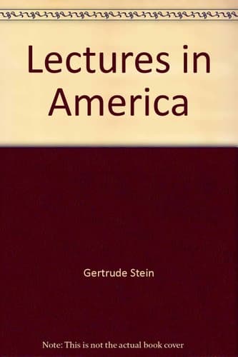 Cover of Lectures in America