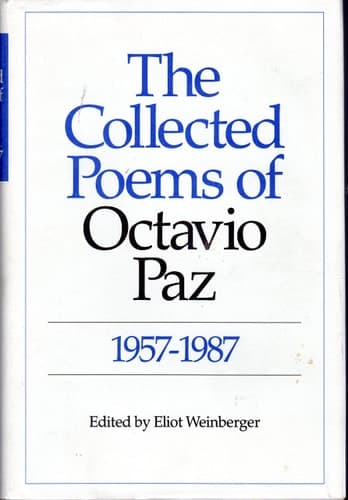 Cover of The collected poems of Octavio Paz, 1957-1897