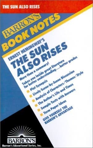 Cover of Ernest Hemingway's The Sun Also Rises