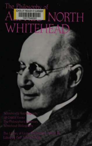 Cover of The Philosophy of Alfred North Whitehead, Volume 3 (Library of Living Philosophers)