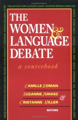 Cover of The Women and Language Debate A Sourcebook