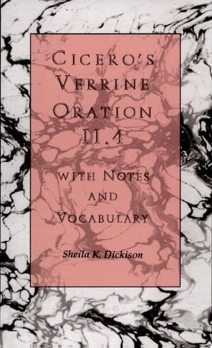 Cover of Cicero's Verrine Oration II.4 With Notes and Vocabulary