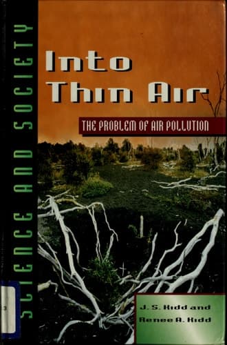 Cover of Into Thin Air The Problem of Air Pollution