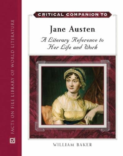 Cover of Critical Companion to Jane Austen A Literary Reference to Her Life and Work