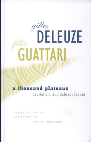 Cover of A Thousand Plateaus Capitalism and Schizophrenia