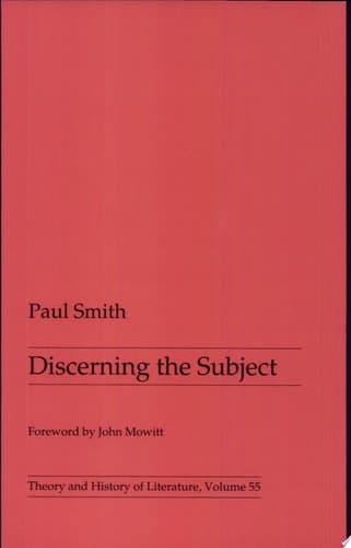 Cover of Discerning the Subject