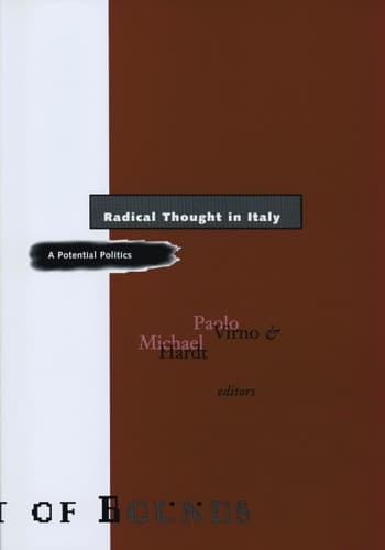 Cover of Radical Thought in Italy A Potential Politics