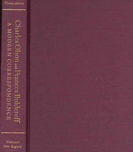 Cover of Charles Olson and Frances Boldereff A Modern Correspondence