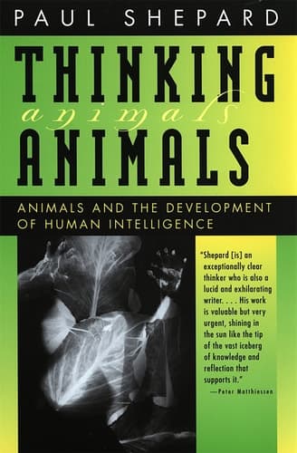 Cover of Thinking Animals Animals and the Development of Human Intelligence