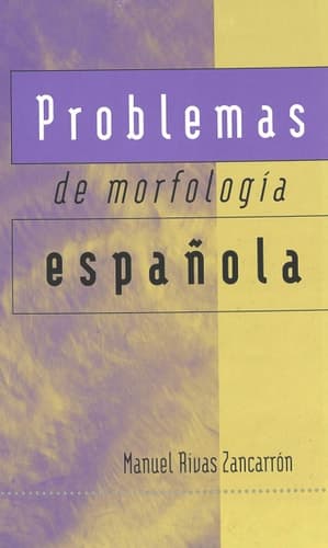 Cover of Problemas de morfología española (Spanish Edition)