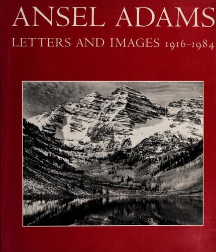 Cover of Ansel Adams Letters and Images, 1916-1984
