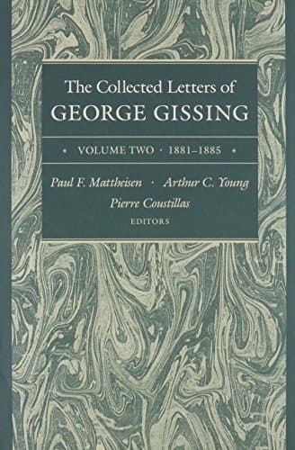 Cover of The Collected Letters of George Gissing Volume 2: 1881–1885 (Volume 2) (Collected Letters Gissing)