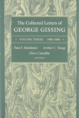 Cover of The Collected Letters of George Gissing, Volume 3: 1886-1888 (Collected Letters Gissing)